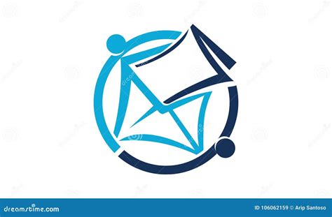 Email Marketing Logo Design Template Stock Vector - Illustration of logo, flying: 106062159