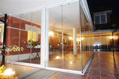 Cerramiento De Cristal Con Pase De Ngulo Felsoglass Cortinas De Cristal