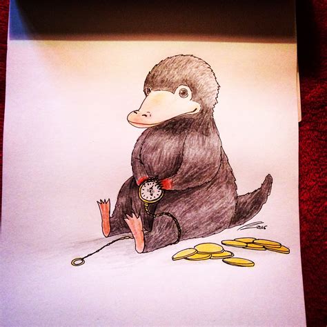 Niffler From Fantastic Beasts Drawings Art Creatures