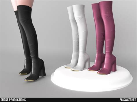 SHAKE PRODUCTIONS Nº949 HIGH HEELS BOOTS Sims 4 clothing High heel