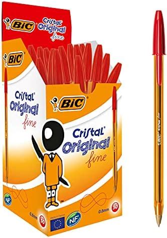 Bic Cristal Original Stylos Bille Pointe Moyenne Mm Parfait Pour