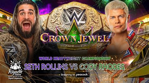 Wwe 2k23 Seth Rollins Vs Cody Rhodes World Heavyweight Championship