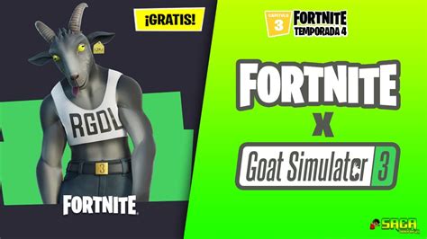 Como Conseguir La Skin Una Cabra En Fortnite X Goat Simulator 3 Youtube