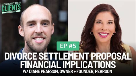 5 Divorce Settlement Proposal Financial Implications W Diane Pearson