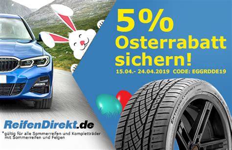 5 Rabatt Zu Ostern Bei ReifenDirekt De