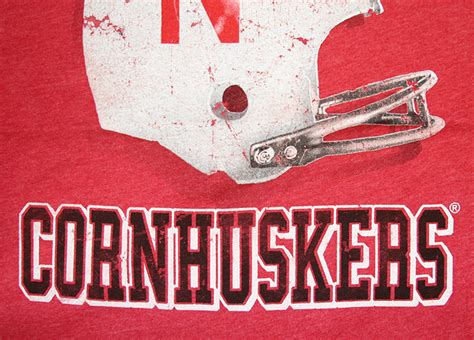 Childrens Nebraska Cornhuskers Football Helmet Tee