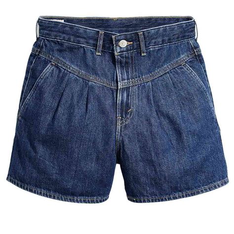 Levis Featherweight Mom Denim Shorts Blue Dressinn