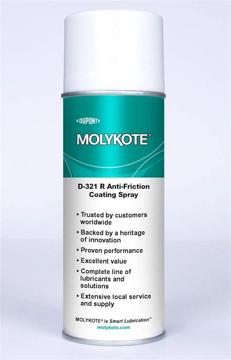 Dry Lubricant Spray MOLYKOTE D 321 R Dow Corning For Metal