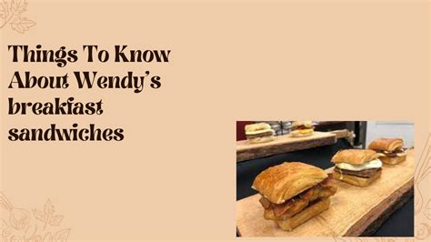 Things To Know About Wendy's breakfast sandwiches - McDonald’s