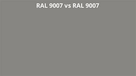 Ral 9007 Vs 9007 Ral Colour Chart Uk