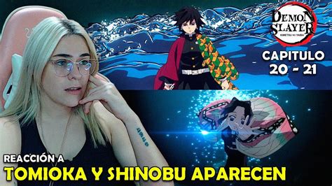 TOMIOKA Y SHINOBU APARECEN REACCIÓN A KIMETSU NO YAIBA 20 21