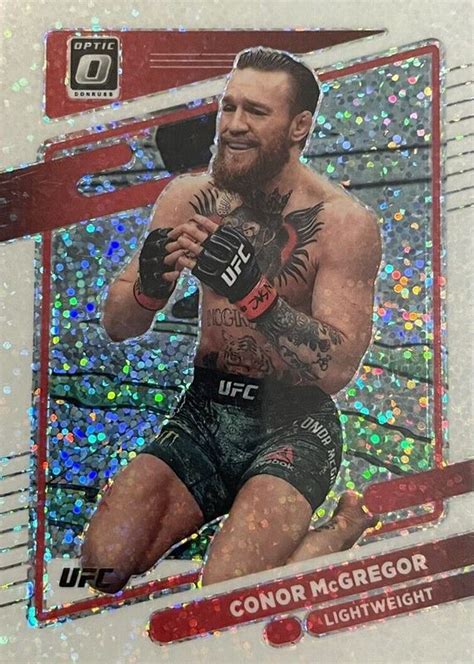 Conor McGregor 2022 Optic UFC 75 White Sparkle SSP Price Guide