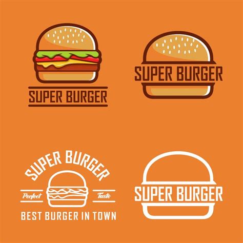 Download The Burger Logo Vector 3406494 Royalty Free Vector From