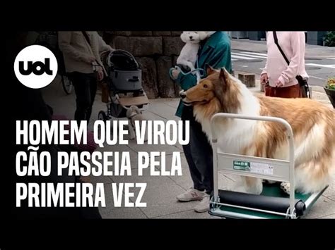 Japon S Que Pagou R Mil Para Virar Cachorro Faz Passeio Veja