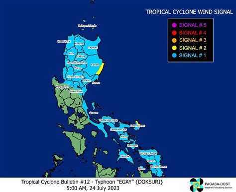 Parts Of Luzon Visayas Under Storm Signals As Egay Intensifies