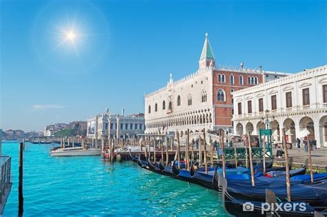 Wall Mural Gondolas By San Marco Square Pixers Uk