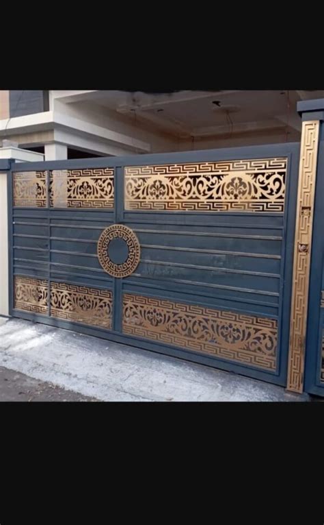 Cnc Plasma Curl Gate Panel Gate Svgdxf Design Makerbhawan