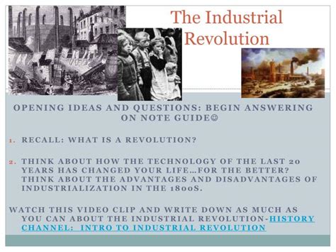 Industrial Revolution Powerpoint Template