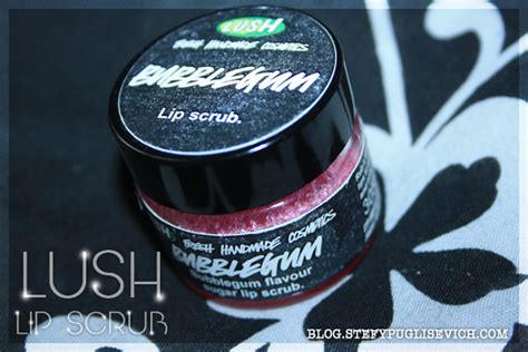 Review Lush Bubblegum Lip Scrub Stefy Puglisevich Beauty And