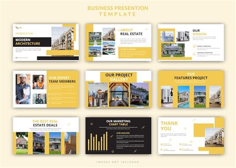 Moderne Businessplan Powerpoint Pr Sentation F R Immobilien