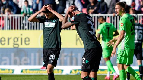 Werder Bremen Fast Blamage Gegen Sandhausen Schnauze Voll