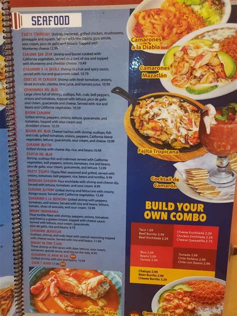 Menu At El Patron Mexican Grill Restaurant Bardstown
