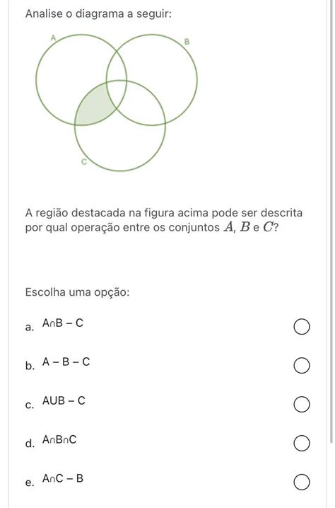 Analise O Diagrama A Seguir A Região Destacada Na Figura Acima Pode