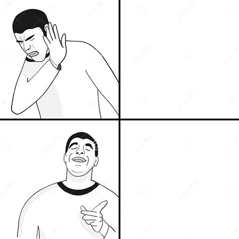 meme template  choice stock vector illustration