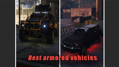 Best Armored Vehicles On Gta Online Gta Youtube