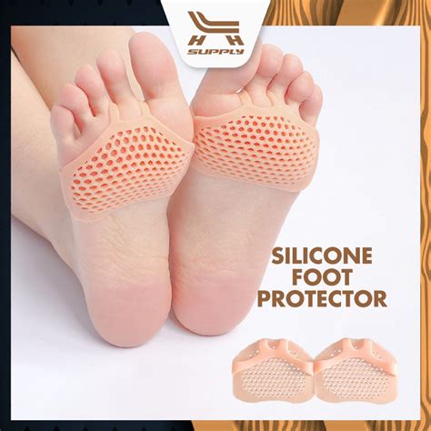 LH 1 Pair Silicone Forefoot Pads Anti Pain Women Foot Protection Super