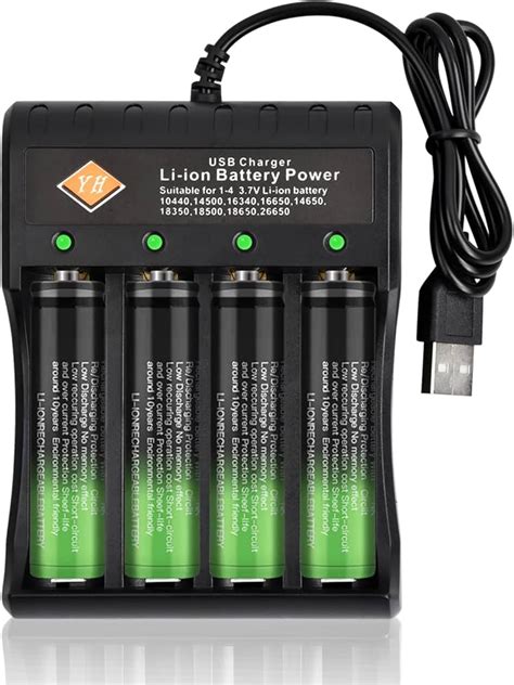 Vesaneae Chargeur De Batterie Universel Chargeur De Piles Rechargeable