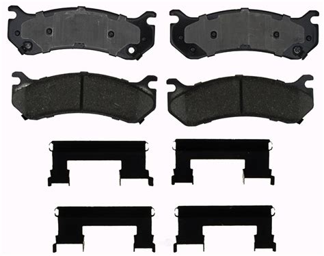 Acdelco Gold Ceramic Brake Pad Set W Hardware Walmart