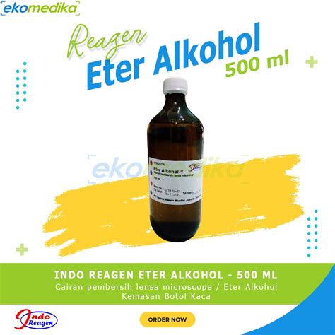 Jual Eter Alkohol Ml Indo Reagent Cairan Eter Alkohol Pengganti