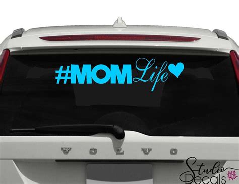 Mom Life Car Decal Mom Life Decal For Women Decal For Dad Etsy