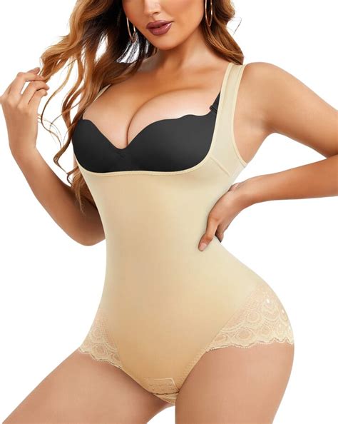 Gotoly Tummy Control Shapewear For Women Open Bust Bodysuit Waist