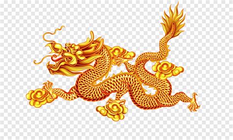 Gold And Red Dragon Illustration Chinese Dragon Chinese Zodiac Rooster