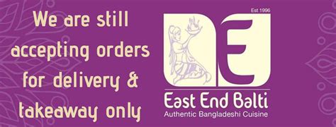 East End Balti In Shifnal Restaurant Menu And Reviews