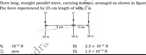 Answered Three Long Straight Parallel Wires Carrying Current Arranged Kunduz