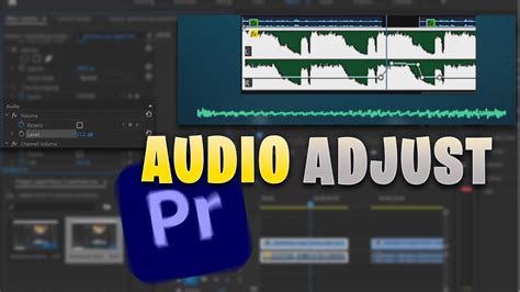 Premiere Pro Audio Adjust Level Mixing Ducking Youtube