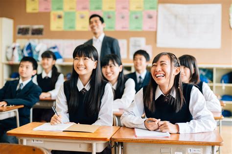 Japanese High School Classroom