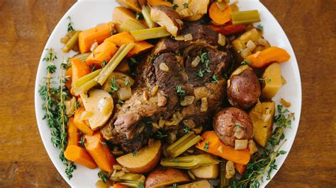 Easy Slow Cooker Pot Roast With Root Vegetables Simple Living Eating