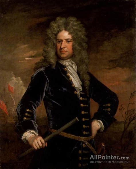 Sir Godfrey Kneller Bt Vice Admiral Sir Stafford Fairborne Oil