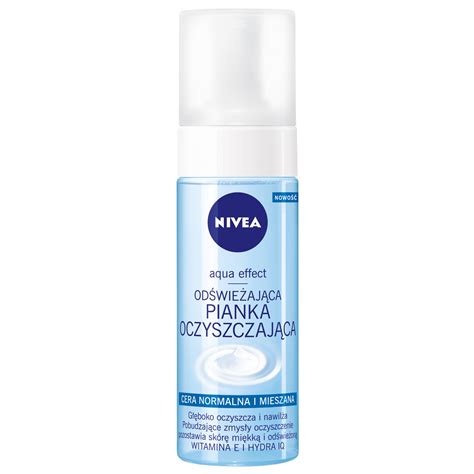 Nivea Aqua Effect Pianka oczyszczająca do skóry normalnej i mieszanej