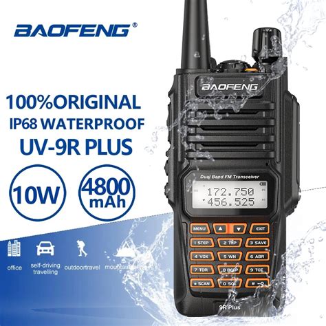 Baofeng Uv R Plus W Ip Waterproof Dual Band Mhz Ham