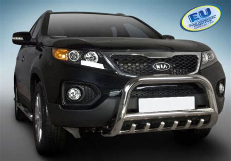 Bull Bar Push Bar Grill Guard With Axle Grill For Kia Sorento 2010 Ec