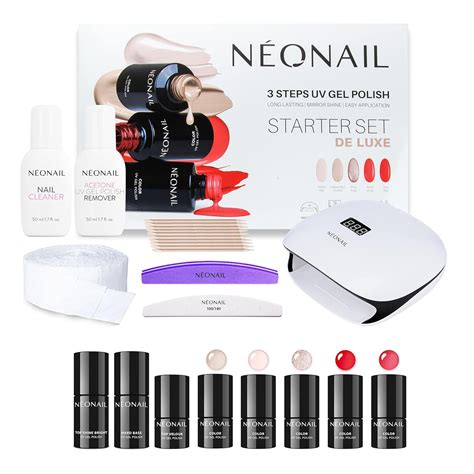 Neonail Starter Set De Luxe Led Uv Lampe Uv Nagellack Shellac