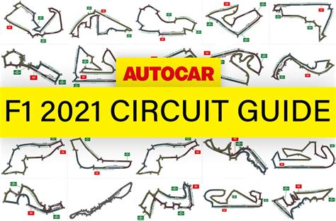 F1 Race Tracks Map - Mina Suzann