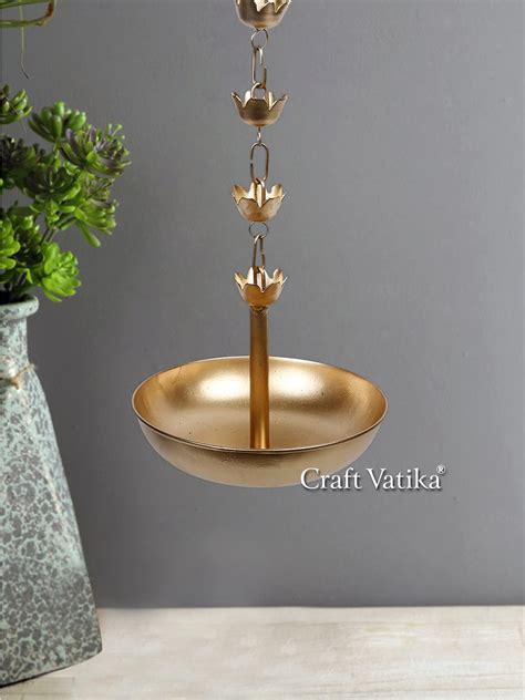 Buy CraftVatika Hanging Urli Showpiece For Flowers Floating Candles