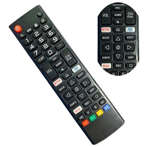 Controle Remoto Compativel Tv Lg Smart Netflix Movies Amazon Shopee