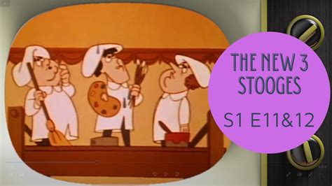 Classic The New 3 Stooges Animation Episodes 11 And 12 Dizzy Doodlers